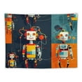 thumbnail image 5 of JRXY Robot Tapestries Small, Space Robot Decor Tapestry For Boys Kids, Patchwork Transformer Futuristic Machine Wall Hanging Art Decor 40x30, 5 of 7