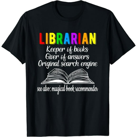Librarian Definition Library Worker Day T-Shirt