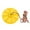 Yellow, variant on Durable Children's Swing with Petals Seat for Outdoor Play with High Weight Capacity