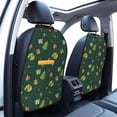 thumbnail image 3 of Naloa Camp In The Forest 2Pcs Anti-Kick Back Seat Cover Kick Mat, Car Seat Protector with 3 Storage Pockets, 3 of 8