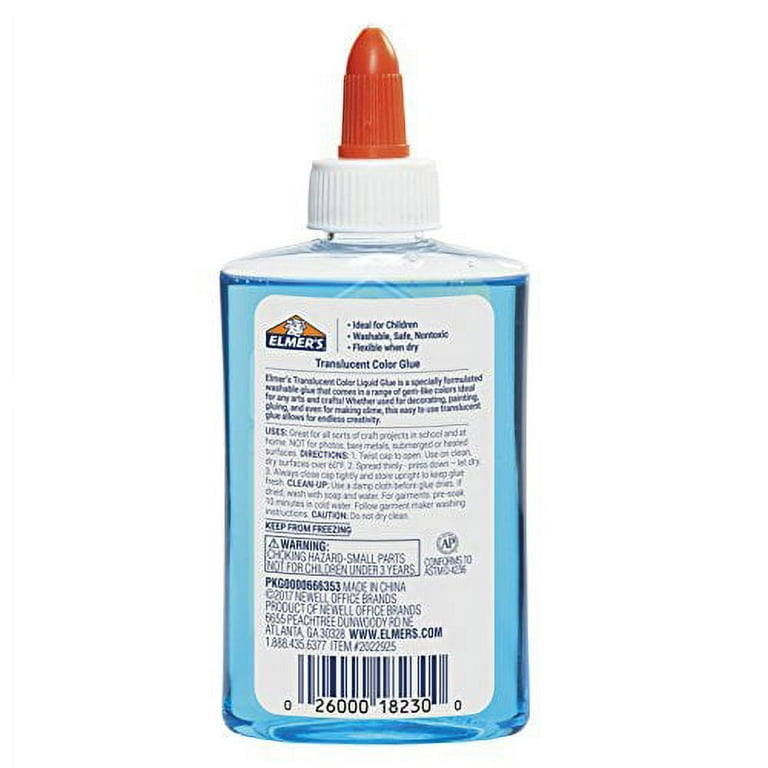 Elmers Colored translucent glue, a great water-based alter…
