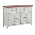 thumbnail image 2 of Beige 37.66 in. H Accent Cabinet with 7 Drawers, 2 of 8