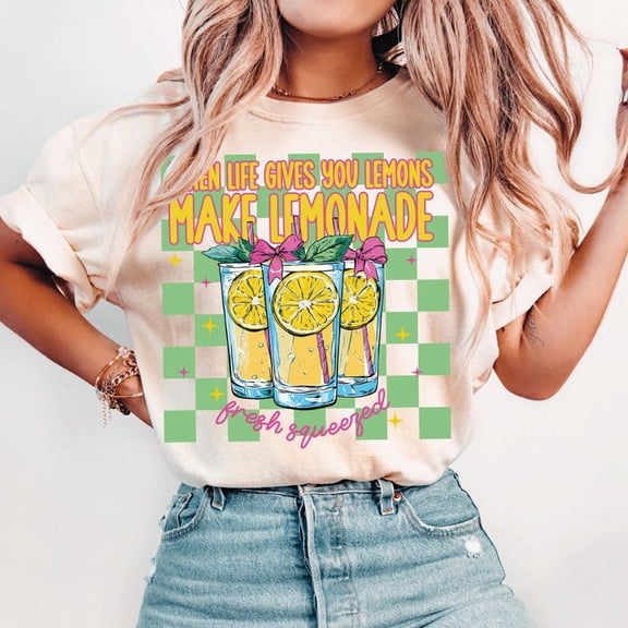 Funny When Life Gives You Lemons T-Shirt, Summer Vibes Tee, Retro Fancy Lemon Graphic Shirt, Sarcastic Design
