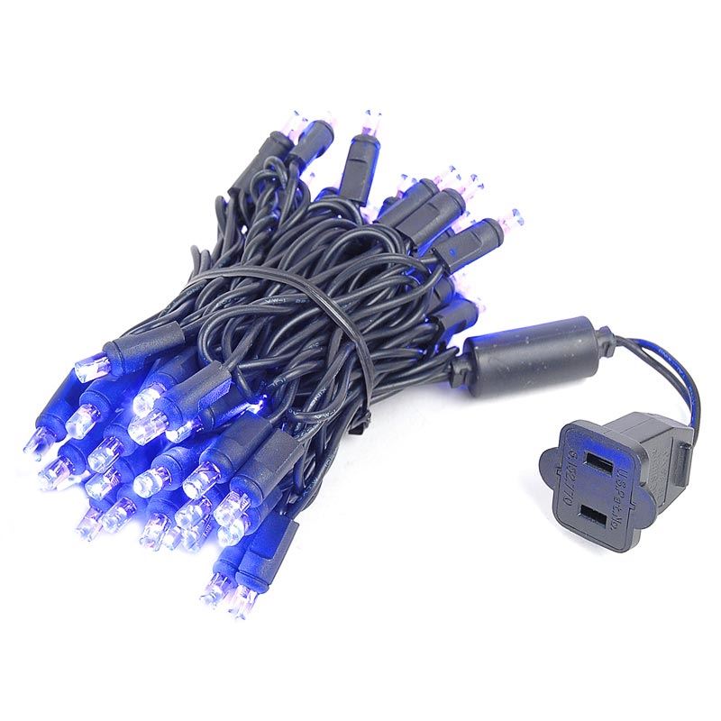 Novelty Lights 50 Light Warm White LED Christmas Mini String Light Set