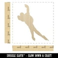 thumbnail image 2 of Speed Skating Skater Wood Shape Unfinished Piece Cutout Craft DIY Projects - 4.70 Inch Size - 1/4 Inch Thick, 2 of 7