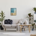 thumbnail image 3 of Stupell Industries Blue & Tan Painting Abstract Painting Black Framed Art Print Wall Art, 16 x 20, 3 of 9