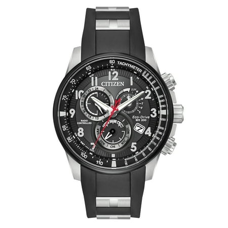 Black Polyurethane Strap Men's New Limited Edition PCAT AT4138-05E Black polyurethane and stainless steel strap with Black Dial Watch ()
