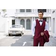thumbnail image 6 of COOFANDY 3 Piece Suit Men Wedding Prom Dance Jacket Vest Trousers Bow Tie, 6 of 11