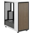 thumbnail image 3 of Fractal Design North Chalk White Chassis with Oak Front and Clear Tempered Glass Side Panel ATX Mid Tower Computer Case, 3 of 9