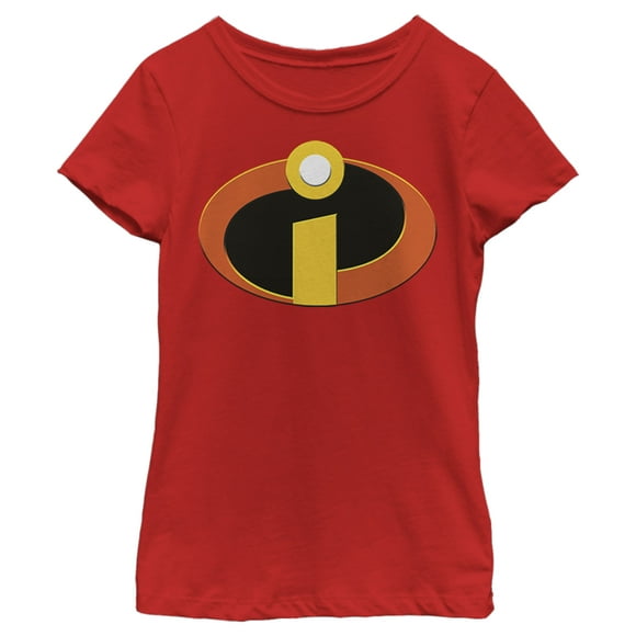 T-Shirt The Incredibles Classique Logo Fille - Red - X Large