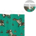 thumbnail image 5 of Coolnut Cute Tribal Raccoon Shower Curtain Bathroom Decor Watercolor Shower Curtain Sets Fabric Cloth Bathroom Curtains with Hooks 60x72 Inch, 5 of 6