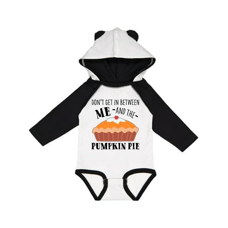 

Inktastic Don t Get In Between Me and the Pumpkin Pie Gift Baby Boy or Baby Girl Long Sleeve Bodysuit