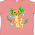 thumbnail image 4 of Inktastic Cute Orange and Green Axolotl Boys or Girls Toddler T-Shirt, 4 of 5