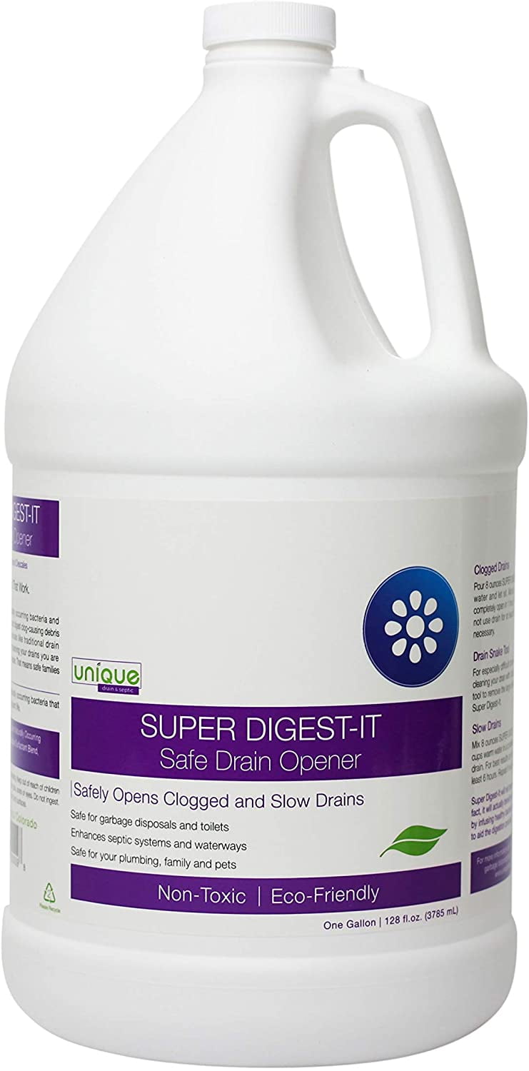 Unique Super DigestIt BioEnzymatic Drain Opener, Clean and Fresh