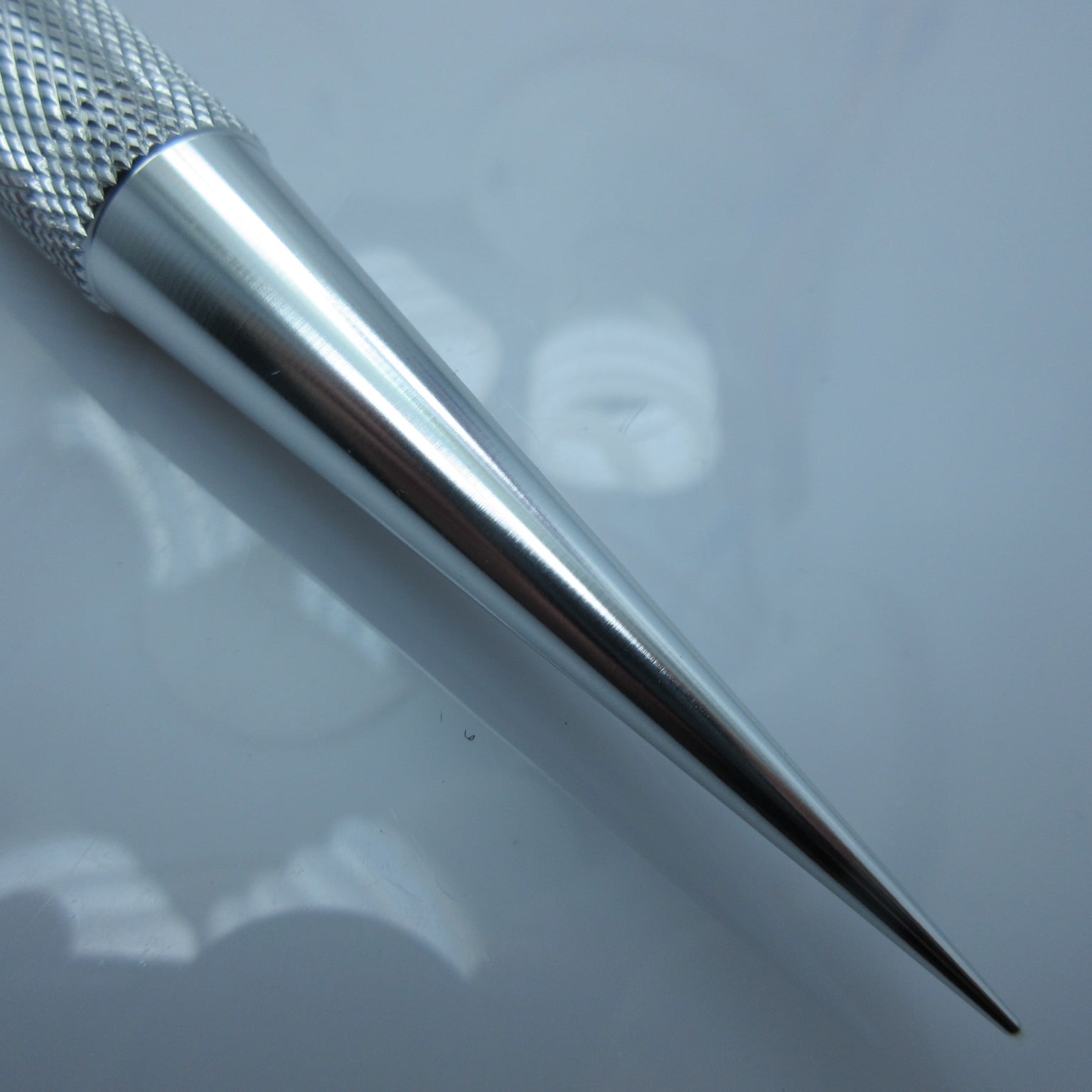 Knotters Tool II (Silver) w/ 3 Different Size Red Lacing Needles ~Marlin Spike for Paracord, Leather, &amp; Other Cord