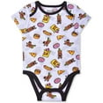 thumbnail image 4 of Warner Bros by Scooby-Doo Infant Cartoon Character Onesie, Multicolor, 24M, 4-Pack, 4 of 9