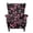 Black Pink Bow, variant on Bulopur Snowman Wingback Chair Covers 2Pcs, Stretch Snowflake Slipcovers for Christmas Living Room Decor