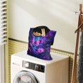 thumbnail image 2 of ZIATUBLE Galaxy Butterfly Storage Bag Clothespin Flower Laundry Clothes Pin Holder Stretch Clothespin Bag 2 Pcs with Hanger Large Capacity Hanging Can Storage Organizer Pantry Home Decor, 2 of 7