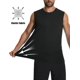 thumbnail image 3 of Camiseta sin mangas Cotrasen para hombre con protección solar, protector solar, talla XL, color negro, 3 of 6