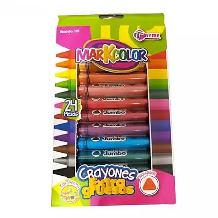 Markcolor Crayones Extra Gruesos Triangulo