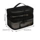 thumbnail image 2 of Bolsas de Artículos de Aseo de Viaje Bolsa de Almacenamiento Transparente de Mano de Gran Capacidad, Almacenamiento Portátil de Viaje de Doble Capa Y Organizador de Bolsa de Almacenamiento de Artículo, 2 of 5