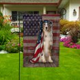 thumbnail image 3 of American Flag Australian Shepherd Dog Proud Patriotic 4th of july House Flag (29.5x39.5) Decorative Outdoor Flag, 3 of 5