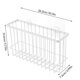 thumbnail image 5 of Kearding Cesta colgante para puerta de armario, organizador de almacenamiento de pared, soporte para tabla de cortar para baño, cocina, negro Almacenamiento y organización del hogar, 5 of 6