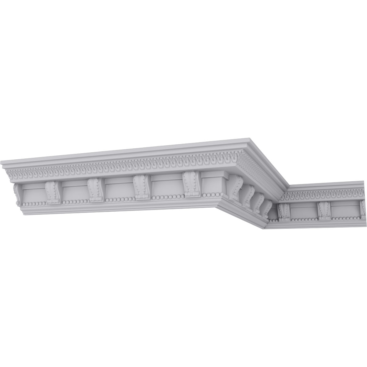 4 7/8"H x 4 1/4"P x 6 1/2"F x 94 1/2"L, (4 3/4" Repeat), Marcus Crown Moulding