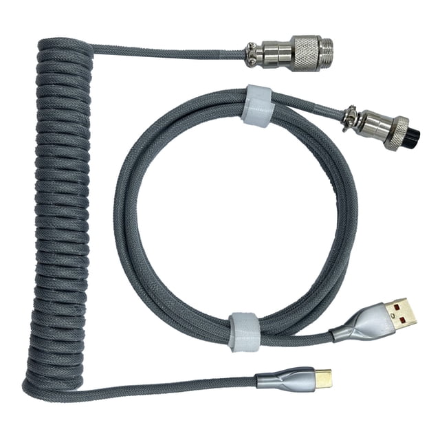 Cable de teclado mecánico, Cable de teclado para juegos Cable de teclado para juegos profesional Cable de teclado en espiral El mejor de su clase
