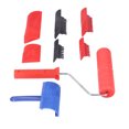 thumbnail image 4 of Wood Graining Roller Set, Wear Resistant Rubber Wood Pattern Roller Multifunctional Easy Operation With Handle For DIY Wall Floor Decoration, 4 of 8