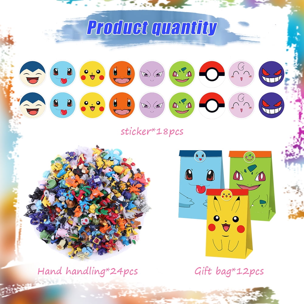 8Pcs Pokemon Party Favors Cartoon Party Supplies Decoration Gift Box Candy  Box Halloween Christmas Thanksgiving Pokemon Hot Kids Party Favors For Boys
