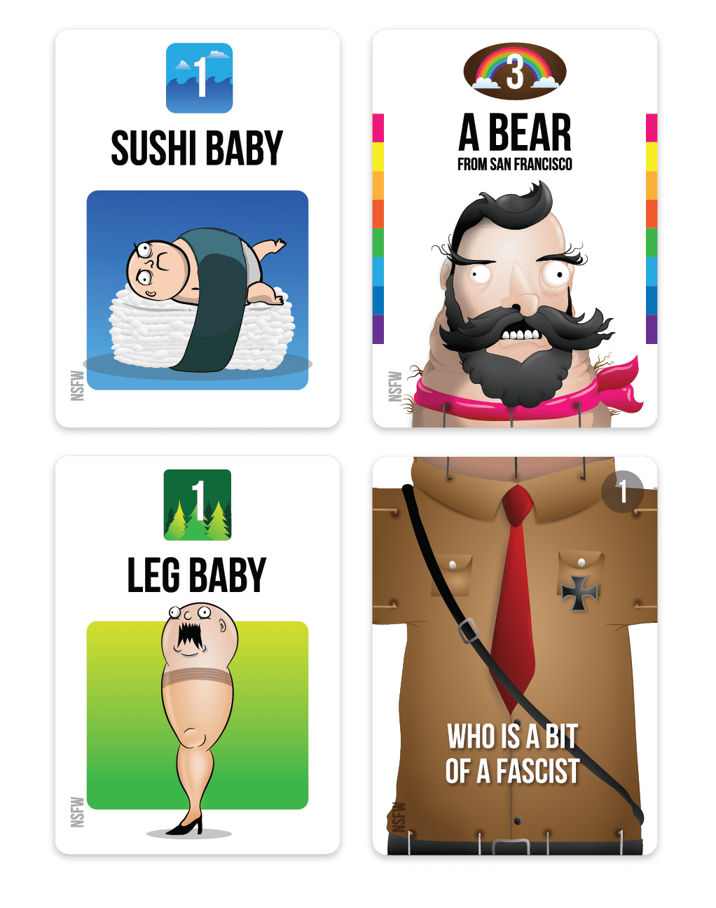 Shawn Norris Trending Bears Vs Babies Nsfw Expansion Pack Cards