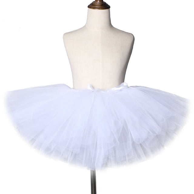 Falda Tutú Blanca Para Niñas Niños Disfraz De Fiesta De Halloween Recién Nacido Niña Cumpleaños Tutus Para Foto Props Tul