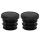 thumbnail image 4 of Artificial Leather Bicycle Grips Liquid Silicone Palm Pad Shock Absorption Handlebar Cover for Bike Accessories Brown, 4 of 4