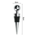 thumbnail image 5 of Sunjoy Tech 3Pcs Conical Wine Stopper Leak-proof Reusable Red Wine Beer Champagne Bottle Sealer Saver Food Grade Alloy Plastic Cork Kitchen Supplies, 5 of 7