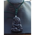 thumbnail image 6 of Green Black Natural A Jade jadeite Pendant Dragon Bead Necklace 590282 TN, 6 of 9