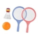 thumbnail image 5 of Juego de bádminton y tenis para niños, raqueta de tenis para niños con pelota y bádminton Azul rosado, 5 of 9