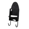 thumbnail image 4 of Soporte de Tabla de Planchar Organizador de Pared con Gancho Resistente para Plancha Eléctrica de PBT Portátil Apto para Almacenamiento en Baño y Uso Negro, 4 of 8