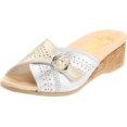 thumbnail image 2 of Worishofer Sandales à Boucle pour Femmes 251, Argent/or, 37 EU (US Femmes 7 m), 2 of 4