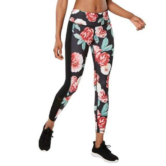 Ideology Womens Floral Print Ankle Leggings;XS