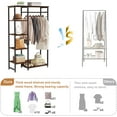 VECELO FreeStanding Clothes Rack Storage Shelves Clothes Hanging Rack