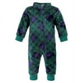 thumbnail image 4 of Hudson Baby Unisex Baby Plush Jumpsuits, Navy Snowflake, 12-18 Months, 4 of 4