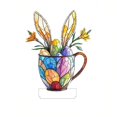 thumbnail image 2 of TIMIFIS Acrylic Plaque, Home Decor Easter Bunny Easter Cup 2D Flat Acrylic Desktop Decoration Ornament, 2 of 8