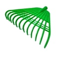 thumbnail image 4 of Rastrillo de hojas para jardín de 12 dientes, fácil de montar, herramienta para quitar hojas del césped, Verde, 4 of 8