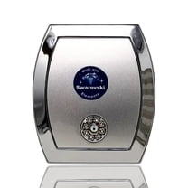 Purse-Shaped Swarovski Compact Mirror – 1X/3X Magnification (pack of 3)