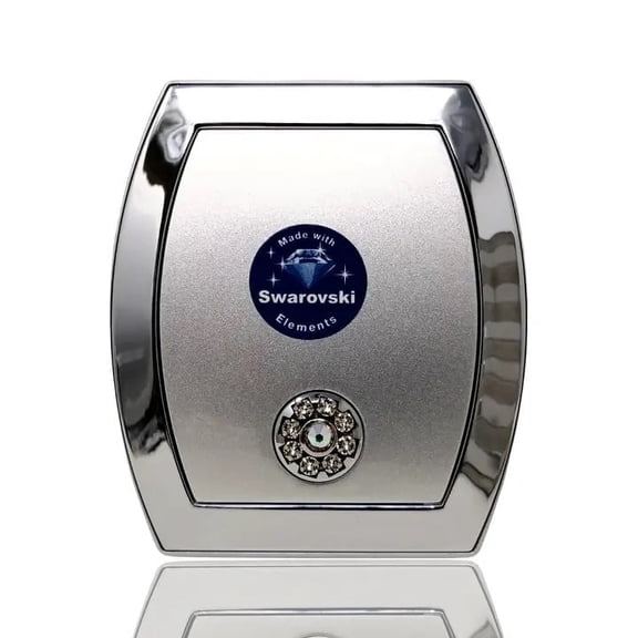 Purse-Shaped Swarovski Compact Mirror – 1X/3X Magnification (pack of 3)
