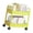 Yellow, variant on Easy to Move Portable Cart for Keeping Office Supplies Neatly Arranged