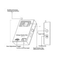 thumbnail image 3 of Fingerprint Lock Maintenance Detector, Coil Detector Fingerprint Lock Detector ABS  for Password Lock White,Black, 3 of 7