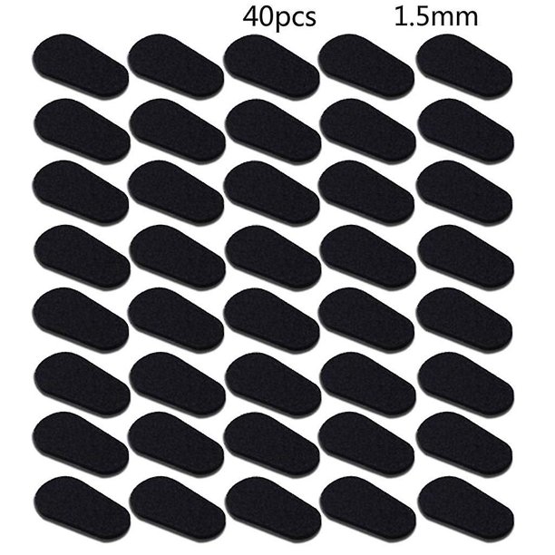40 almohadillas nasales autoadhesivas para anteojos, gafas de sol y gafas de lectura