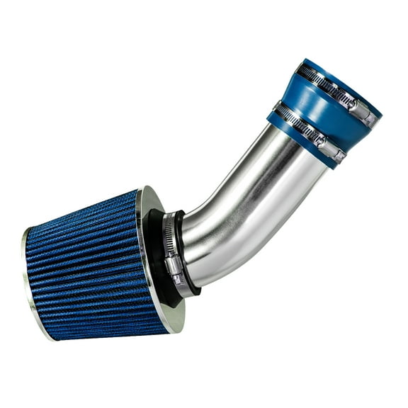 Rtunes Racing Short Ram Air Intake Kit   Filter Combo BLUE Compatible For 98-03 Mercedes Benz E320 / 98-02 E340 / 97 E420 / 98-03 ML320 / 98-03 CLK320
